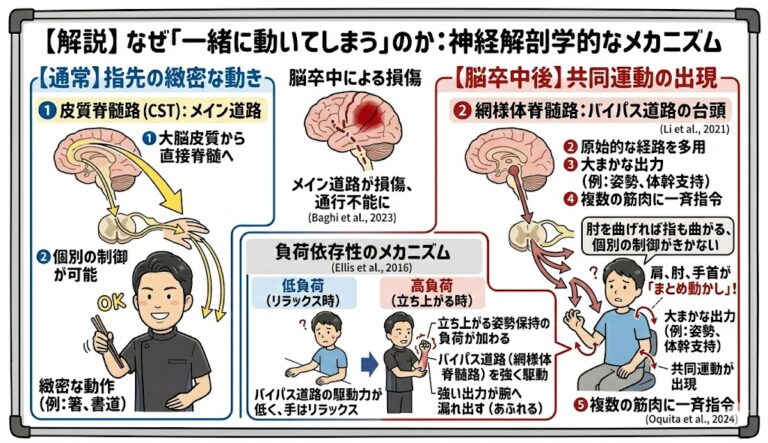 脳卒中後に思い通りに動かない理由｜共同運動パターンの改善策