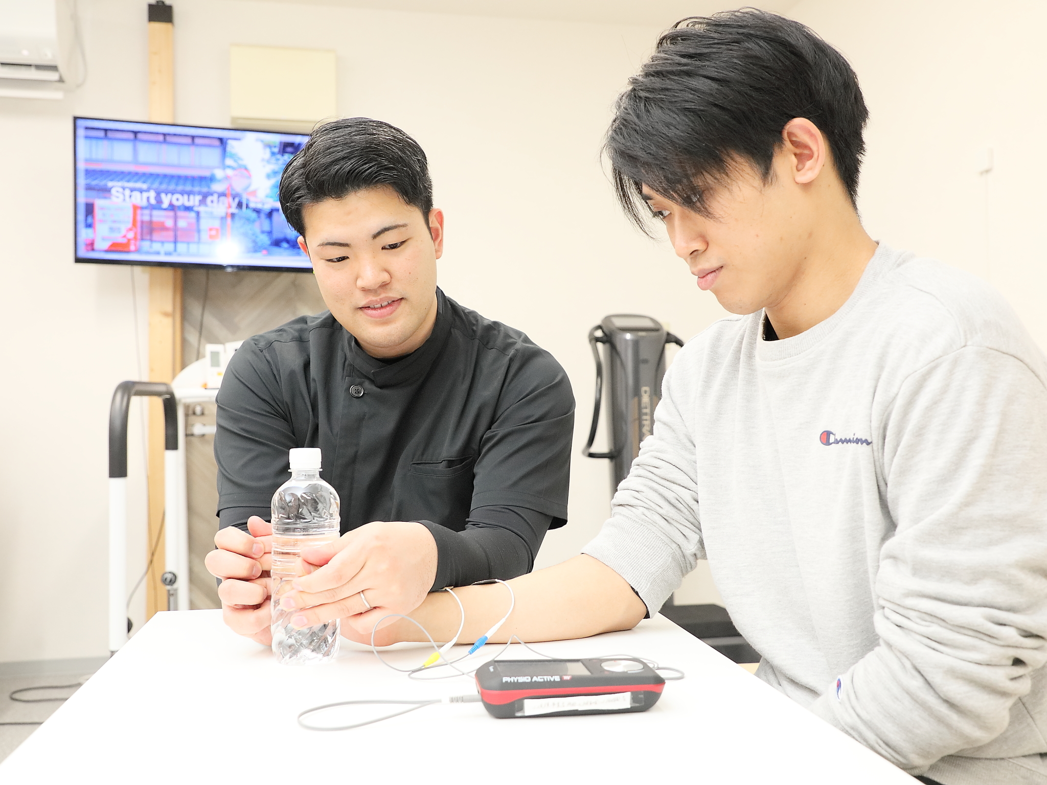 腕・指のリハビリの様子