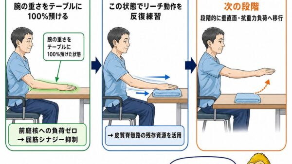 共同運動パターンの正体 — なぜ肘を曲げると肩が上がるのか