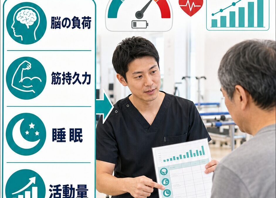 脳卒中後の疲れやすさはなぜ起こるのか｜疲労を評価してリハビリ負荷を調整する 図解 00_thumbnail