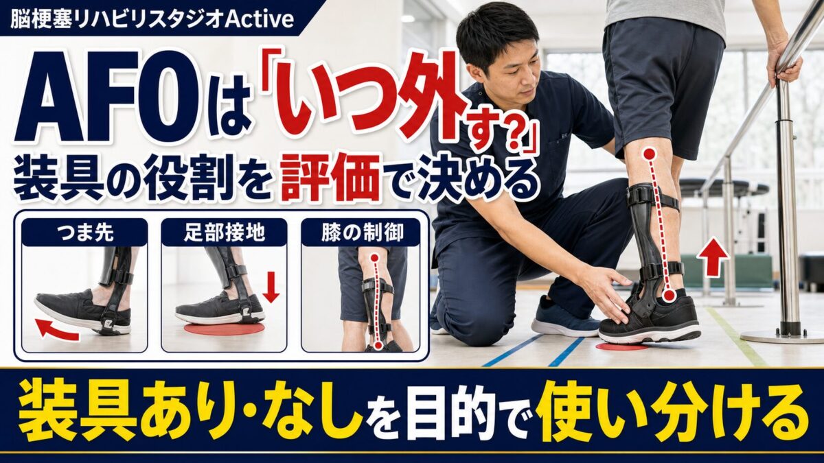 AFOをいつ外すかを評価で判断するActiveのサムネイル
