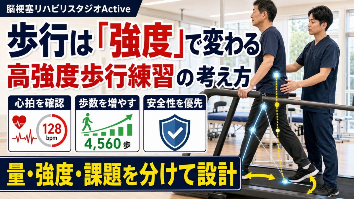 高強度歩行練習の考え方を示すActiveのサムネイル