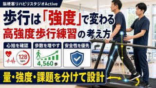 高強度歩行練習をどう考えるか|脳卒中後の歩行リハビリは何を測って進めるべきか