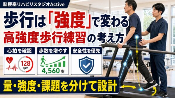 高強度歩行練習をどう考えるか｜脳卒中後の歩行リハビリは何を測って進めるべきか