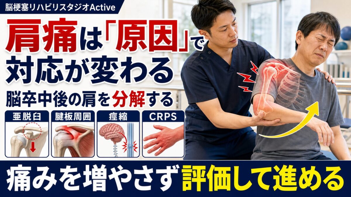 脳卒中後の肩痛を原因別に分けるActiveのサムネイル