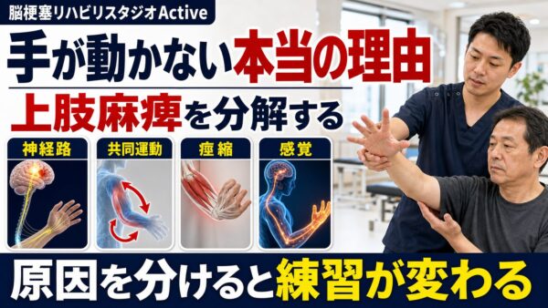 麻痺した手が動かない本当の理由｜脳卒中後の上肢麻痺を原因から分解する