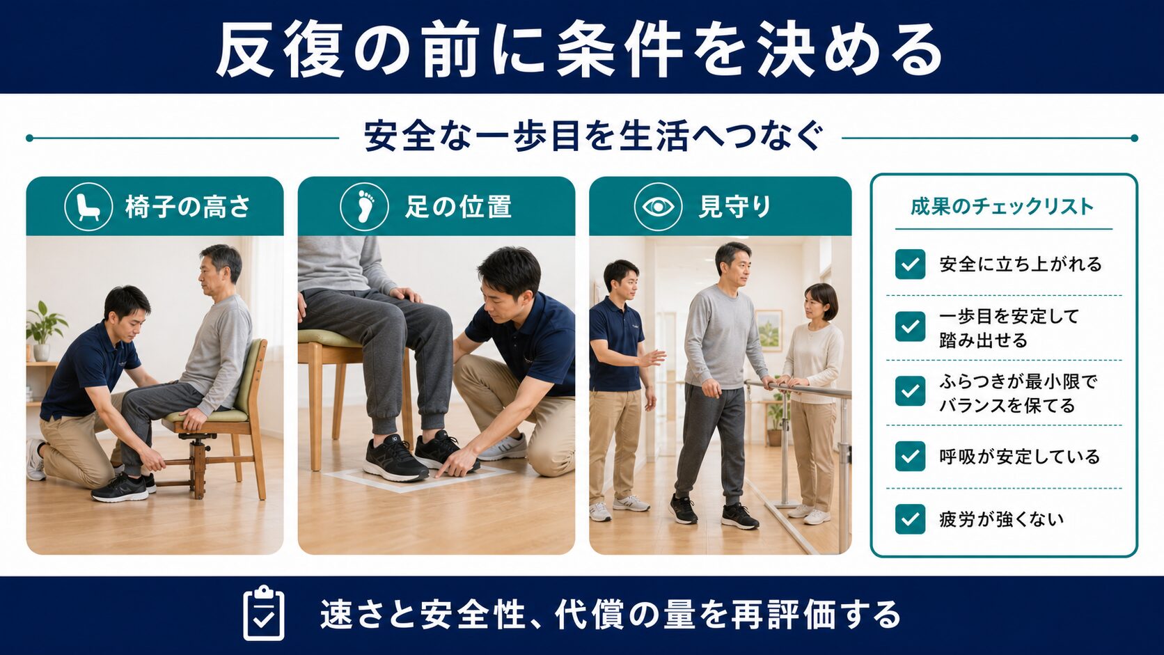 予測的姿勢制御の介入設計を示す図