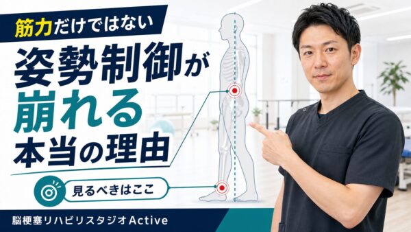 姿勢制御とは何か｜脳卒中後のふらつきを原因から分けてリハビリを設計する