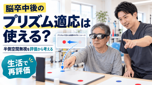 脳卒中後の半側空間無視にプリズム適応は使える？｜評価と生活場面から考える